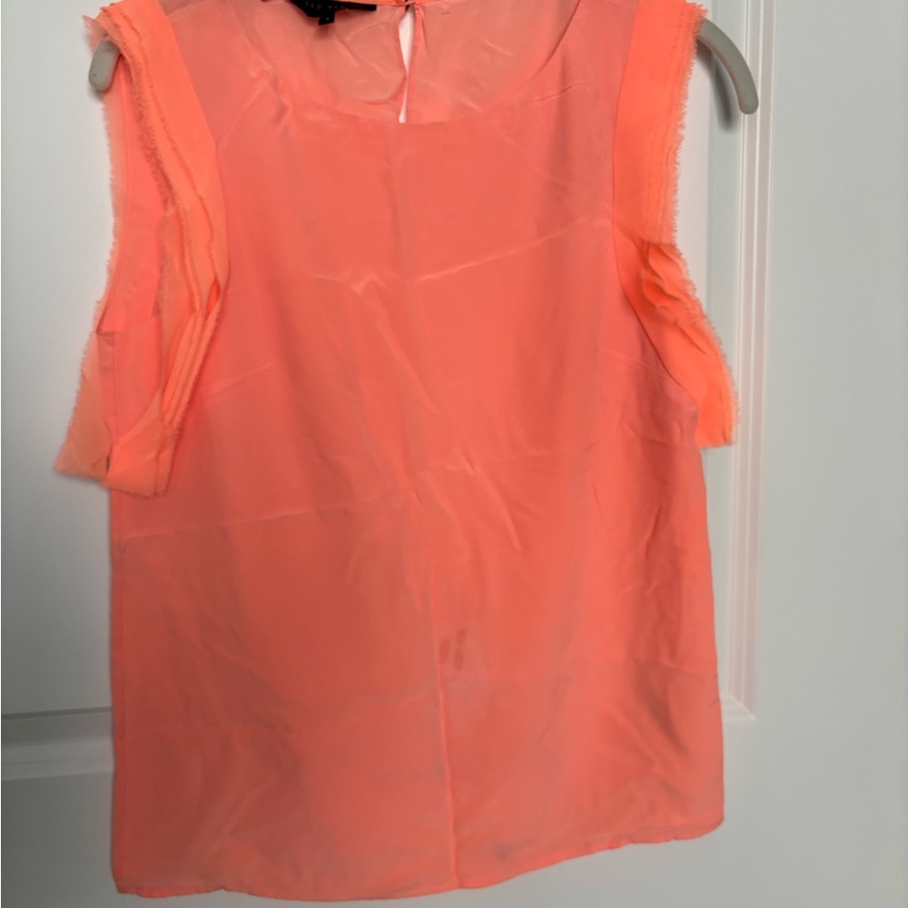 Ted Baker Orange Sleeveless Blouse